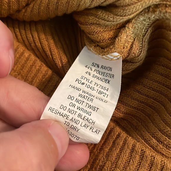 Brown Ribbed Crop Top * Popular 21 * Size Small‎ - Picture 8 of 13